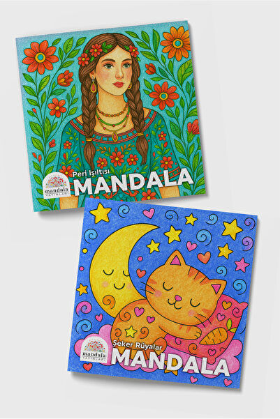 Art Terapi Mandala Yayınları YETİŞKİNLER VE ÇOCUKLAR İÇİN MANDALA BOYAMA KİTA...