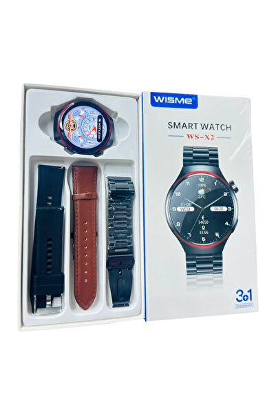WISME WS-X2 Smart Watch – 3 Strap