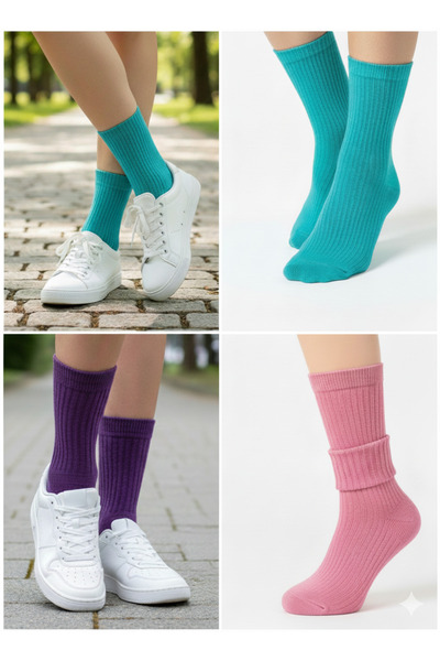 Desen Çorap Дамски къси чорапи, пакет от 3 броя