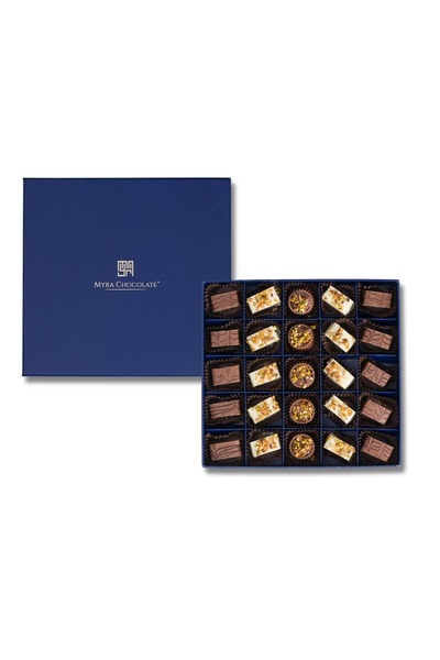 Myra Çikolata Evim Harmony 3 Çeşit Antep Fıstıklı Sütlü Beyaz Pralin Dolgulu Kesme Çikolata 290 Gr