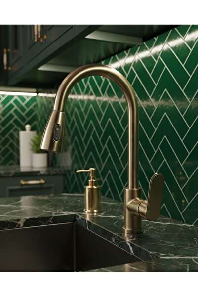 EMFA AKSESUAR Antik Vintage Spiralli Mutfak Bataryası - Antik Evye Bataryası ...