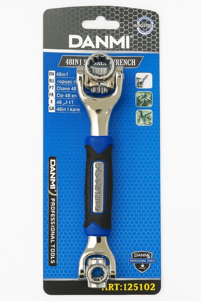 DANMI 48-in-1 Socket Wrench – 360° Rotating Head – Multi-Function Professional Tool with Ergono
