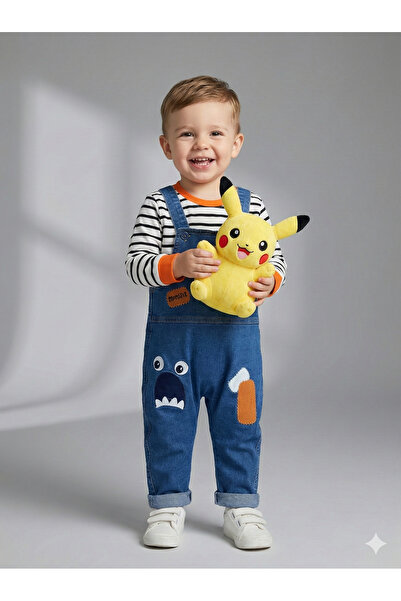 tinytrends Monster Kot Jumpsuit and T-Shirt