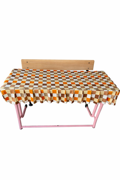 wren home Sıra örtüsü kareli paket içeriği 10 aser ( öğretmen masa hediyeli