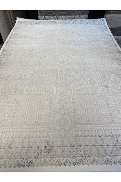 KARAR HALI Beyaz parlak halı