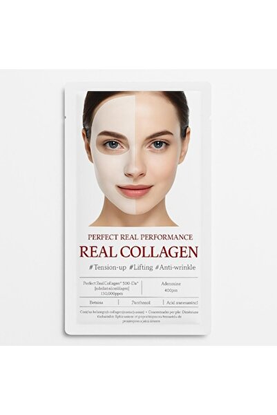 OEM Mască facială albă, colagen hidrolizat anti-îmbătrânire, colagen real 50g
