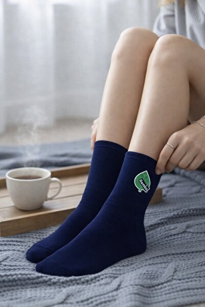 gigigiyim جوارب نسائية ذات ملمس ناعم من الخيزران بلون واحد