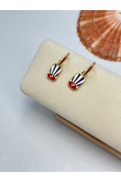 MyladyAccessoriess Sallantılı Mineli Göz Küpe (Çelik)