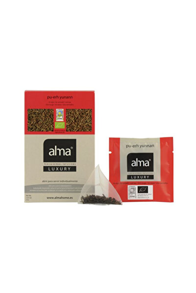 Alma Teas ceai roșu 20 pliculețe, Alma Teas, Pu-Erh Yunnan, 40 g