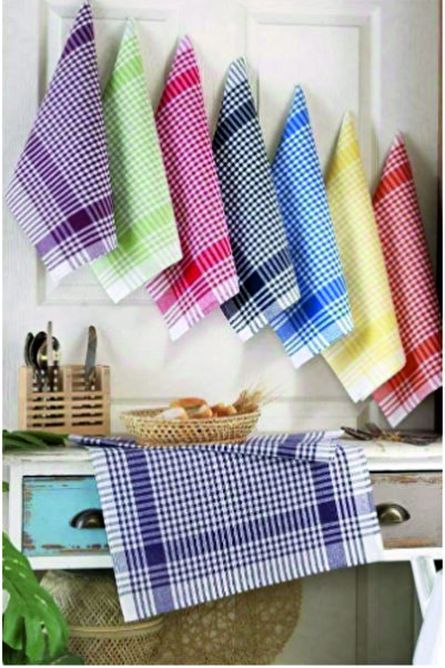 APAYDIN ÇEYİZ Pitikareli 5'li Alman Servis Peçetesi Mutfak Havlusu Beslenme Ö...