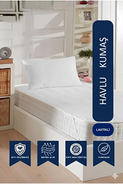 HARVELLİ %100 Pamuk 4 Köşe Lastikli Sıvı Geçirmez Yatak Koruyucu Alez