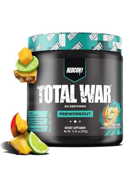 REDCON1 مسحوق ما قبل التمرين توتال وور باجا بومب
