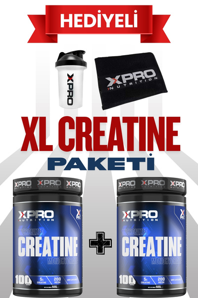 Xpro Nutrition Xpro XL CREATINE Paketi (Toplam:1000gr) 200 Servis