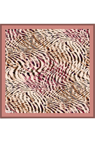 Cacharel Pink Silk Twill Scarf