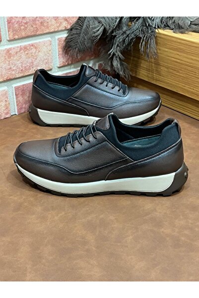 UMUT AYAKKABI Genuine Leather Orthopedic Comfortable Lightweight Soft Men's S...