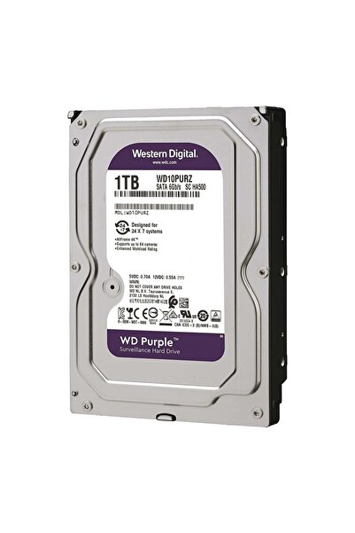 DAHUA Western Digital Purple WD10PURZ 3.5'' 1 Tb Sata 6Gb/S 7-24 Güvenlik Har...