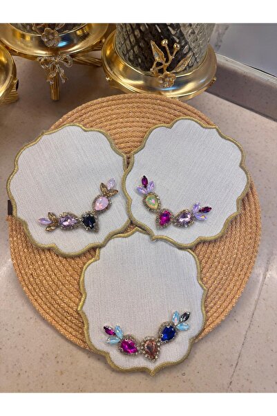 Şehrazat Giyim KAHVE SUNUM MENDİLİ 6 ADET