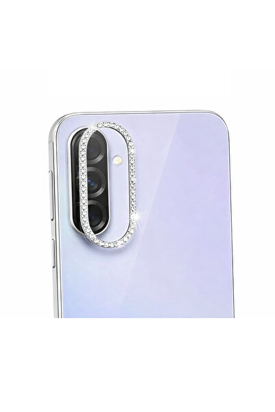 UnDePlus Samsung Galaxy A36 Shiny Gemstone Camera Lens Protector with Frame Protective Cl-07