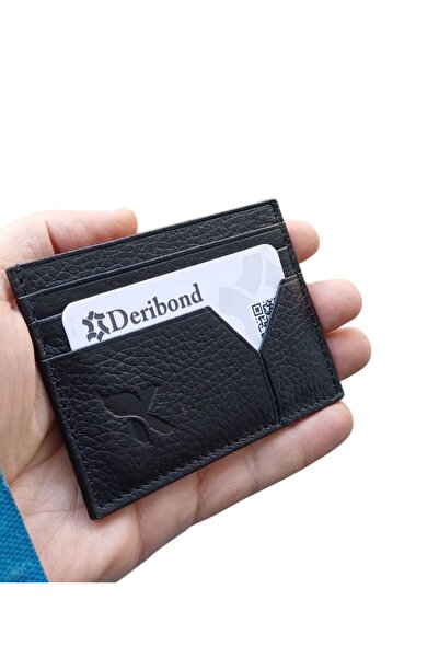 Deribond Erkek Hakiki Deri Kartlık Ufak Boy Slim