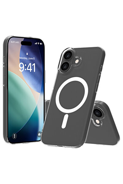 Buff iPhone 17 Şeffaf Kılıf - MagSafe Air Fit Serisi