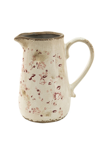 Clayre & Eef Decorative Ceramic Carafe 16x11x18 cm, 1150 ml