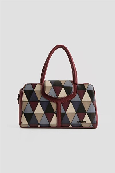 Armine Çanta Ekose 25YD7411 Bordo