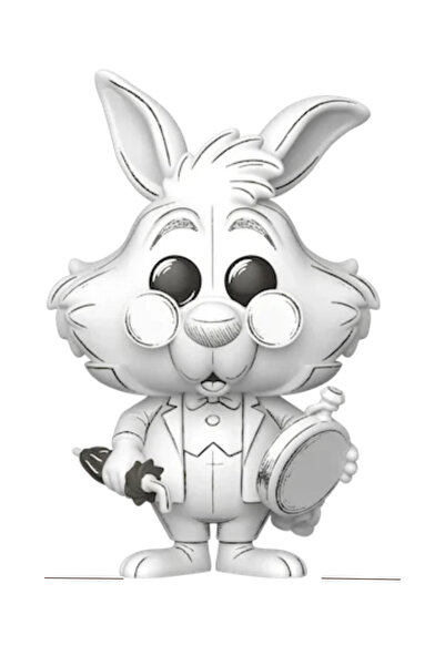 Next Plus ديزني المرخصة: سكيتشد - وايت رابيت بوب! تمثال فينيل