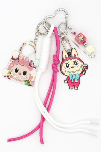 Nearsis تعليقة حقيبة بتصميم حيوانات وتفاصيل إبرة معدنية