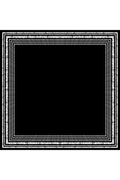 Aker Siyah İpek Twill Eşarp