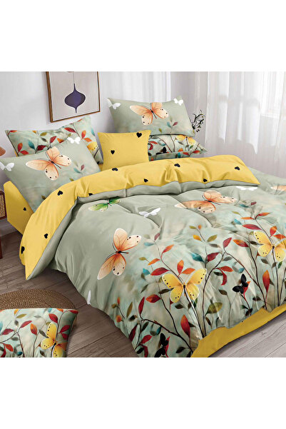 OEM Bed linen with elastic 180x200 for double bed 2 people Dreamelle, 6 pieces, Finet, DREAM-0116