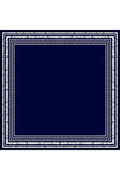 Aker Lacivert İpek Twill Eşarp