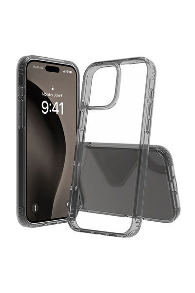 Buff iPhone 16 Pro Max Air Hybrid Kılıf - Duman Siyahı