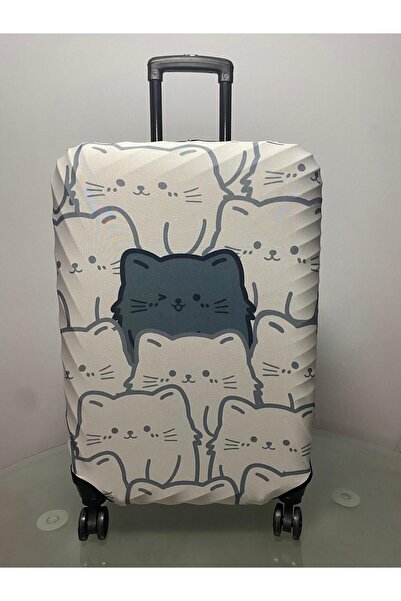 GANUE حقيبة حماية للحقائب على شكل قطط بنية اللون