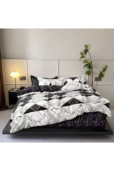 OEM Bed linen with elastic 180x200 for double bed 2 people Dreamelle, 6 pieces, Finet, DREAM-0117