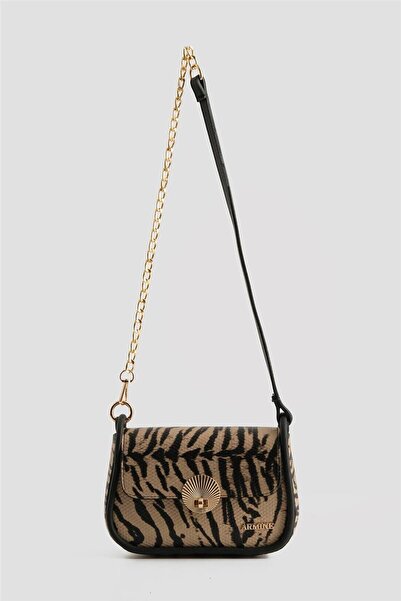 Armine Geantă din piele Pia 25YD7397 Leopard