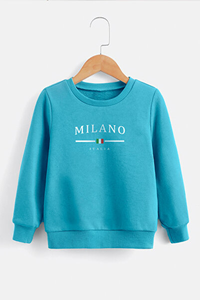 Zeycem Store Hanorac pentru băieți și fete cu imprimeu Milano, negru, roz, al...