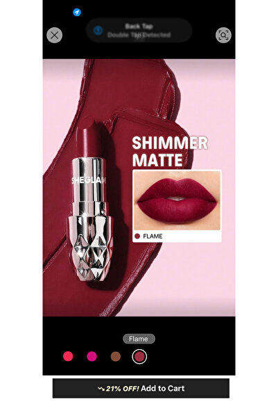 SHEGLAM Starlight Velvet Lipstick - Flam