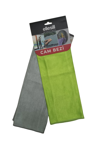 balkonda مناديل تنظيف زجاج من الألياف الدقيقة، عبوة من قطعتين، لا تترك الماء ...