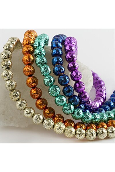 ZERO LAND Depomix 8 mm Coated Lava Stone-Purple