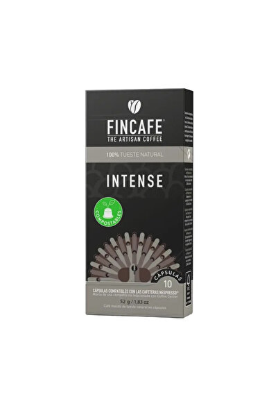 Fincafe Capsule de cafea 10 bucăți, Fincafe, Intense, compatibile cu Nespresso