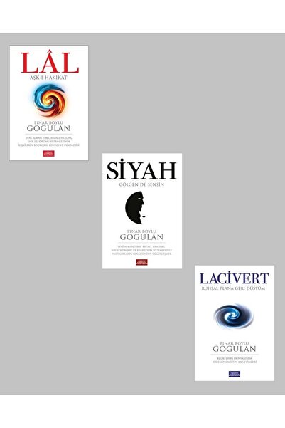 Libros Yayınları Pınar Boylu Gogulan Seti 3 Kitap (Lacivert Siyah Lal)