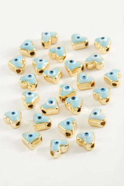 ZERO LAND OZLSTOR سوار وقلادة على شكل قلب مينا (183600) قطعة واحدة - أزرق