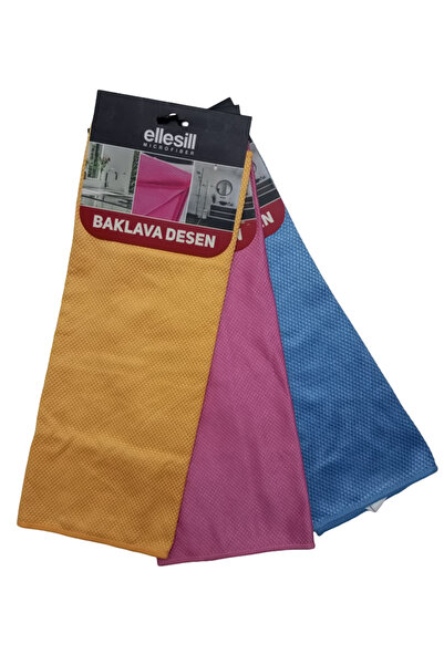 balkonda Кърпа от микрофибър с баклава мотив, 3 броя в опаковка, многофункцио...