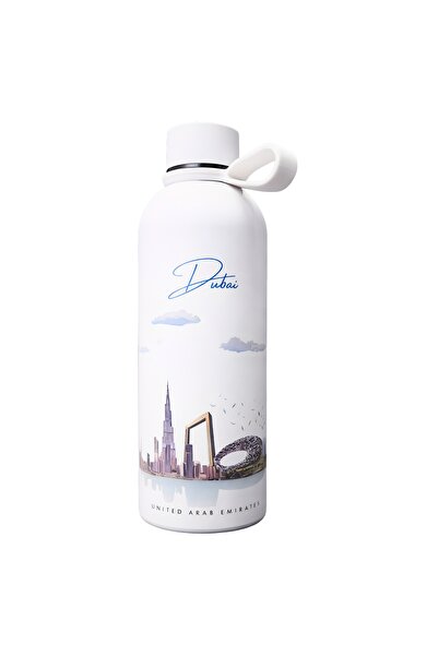 jump n joy Dubai Skyline Pro SUS304 Stainless Steel Flask | 500 ml Premium Wa...