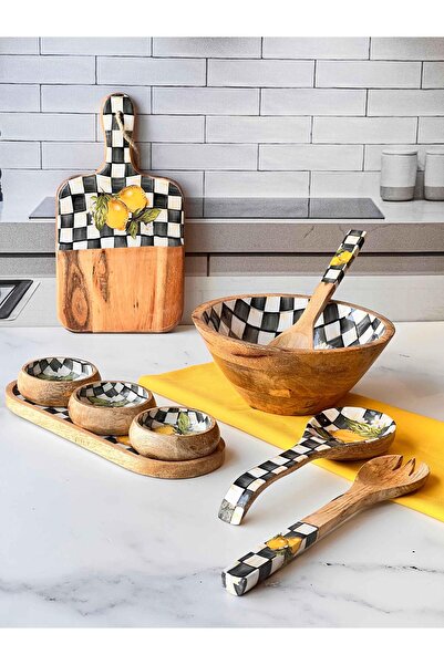 ROSSEV Amarillo Mango Kitchen Set 9 Pieces