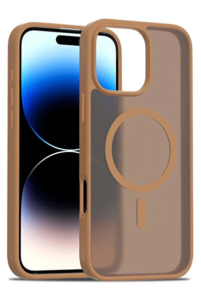 Joko غطاء OZLSTOR لهاتف آيفون 16 برو ماكس مع تقنية ماج سيف (183827) - بني