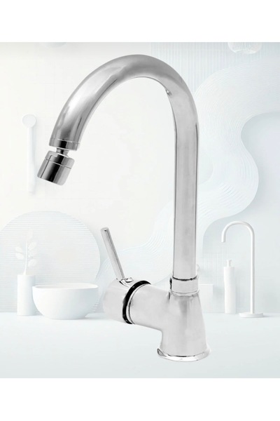 luxury faucet Armur Kitchen Sink Faucet with Tubular Spout and Swivel Head