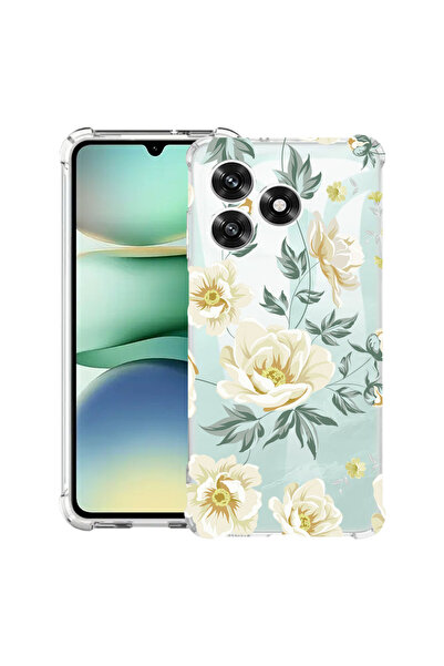 bestcase Carcasă antișoc Husa compatibilă cu Honor X5c Plus / X5c, Flori,