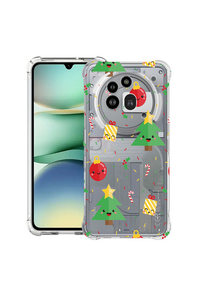 bestcase Θήκη Husa Anti Shock συμβατή με Nothing Phone (3a) Pro, Xmas Tree,