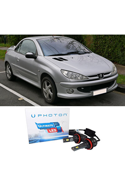 Photon Peugeot 206 CC Sis Far Ampulü H1 Ultimate Yeni Seri Beyaz 2000-2007